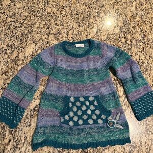 Naartjie Teal and Purple Kids Sweater